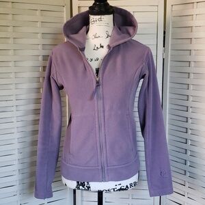 Patagonia purple fleece full zip woman hoodie size XS